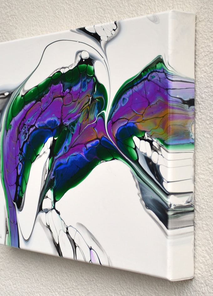 Dancing in the Wind by Linda McCord |  Side View of Artwork 