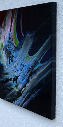 Departure by Linda McCord |  Side View of Artwork 