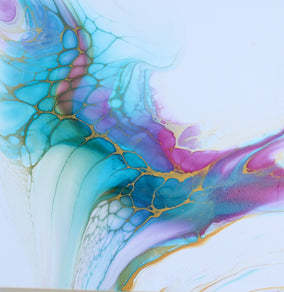 Original art for sale at UGallery.com | Eastern Route by Linda McCord | $475 | acrylic painting | 12' h x 12' w