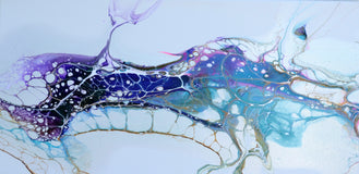 Original art for sale at UGallery.com | Force of Nature by Linda McCord | $675 | acrylic painting | 12' h x 24' w | thumbnail 1