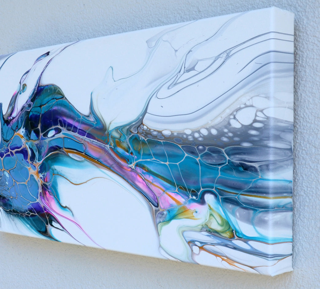 Let It Go by Linda McCord |  Side View of Artwork 