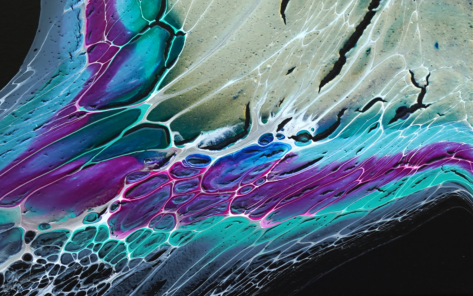 Quake by Linda McCord |  Closeup View of Artwork 
