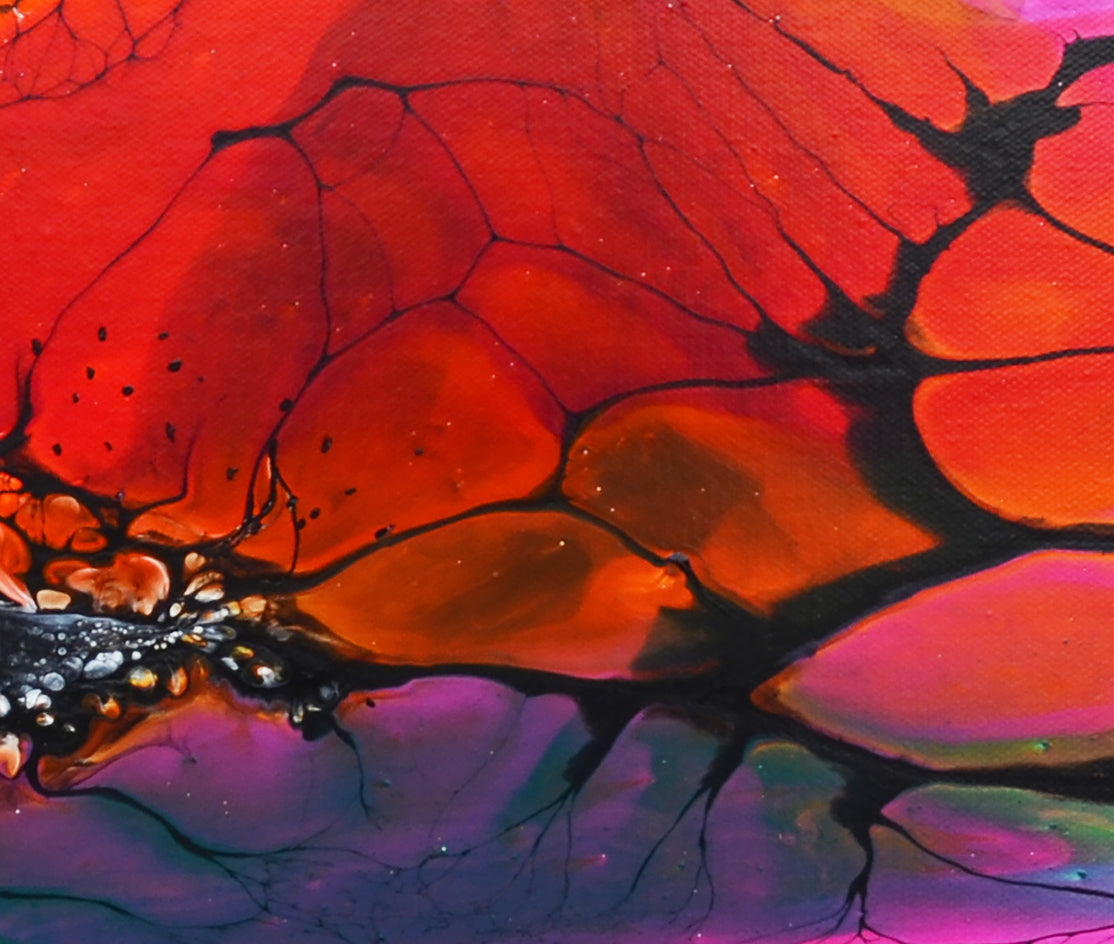 Reaching for the Sun by Linda McCord |  Closeup View of Artwork 