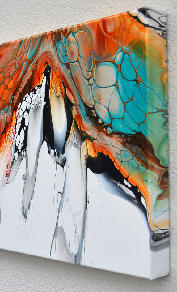 Sheltered by Linda McCord |  Side View of Artwork 