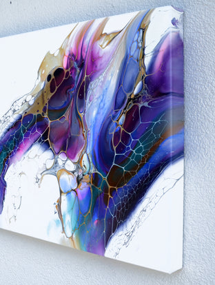 Slide Away by Linda McCord |  Side View of Artwork 