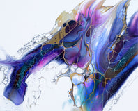 Original art for sale at UGallery.com | Slide Away by Linda McCord | $750 | acrylic painting | 16' h x 20' w | thumbnail 1