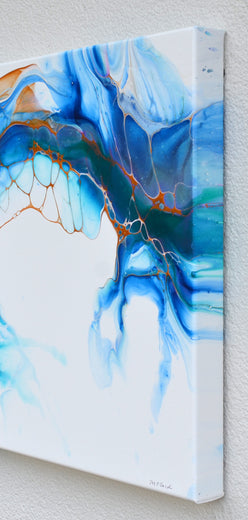 The Entrance by Linda McCord |  Side View of Artwork 