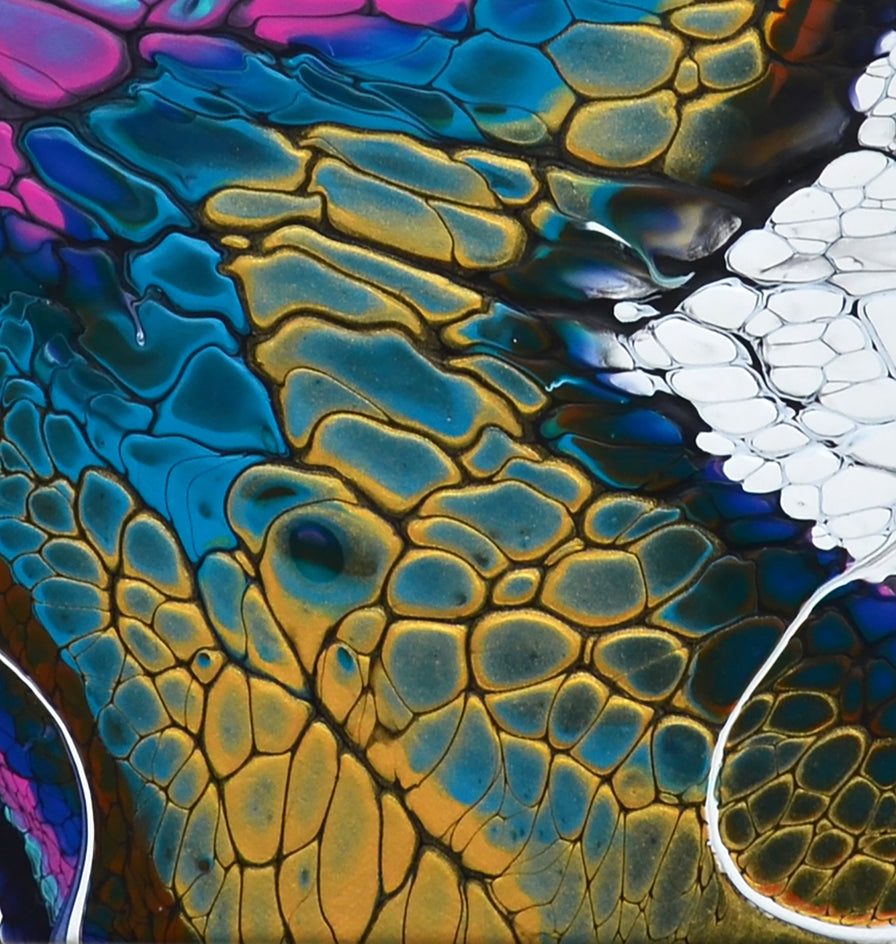 The Third Circle by Linda McCord |  Closeup View of Artwork 