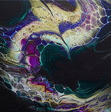 Original art for sale at UGallery.com | Turnabout by Linda McCord | $375 | acrylic painting | 12' h x 12' w | thumbnail 1