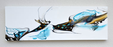 Original art for sale at UGallery.com | Whatever by Linda McCord | $1,075 | acrylic painting | 12' h x 36' w | thumbnail 3