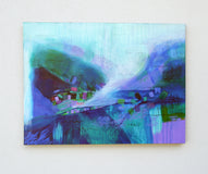 Original art for sale at UGallery.com | Where Color Lingers by Linda McCord | $2,200 | acrylic painting | 30' h x 40' w | thumbnail 3