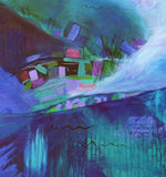 Original art for sale at UGallery.com | Where Color Lingers by Linda McCord | $2,200 | acrylic painting | 30' h x 40' w | thumbnail 4