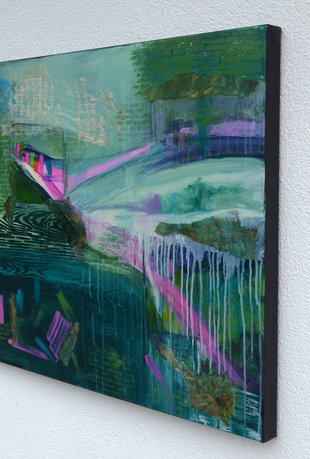 Drift by Linda McCord |  Side View of Artwork 