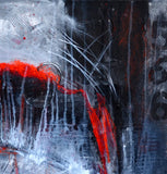 Original art for sale at UGallery.com | Red Rising by Linda McCord | $500 | mixed media artwork | 18' h x 14' w | thumbnail 4