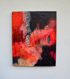 Original art for sale at UGallery.com | Surface Tension by Linda McCord | $1,450 | mixed media artwork | 30' h x 24' w | thumbnail 3