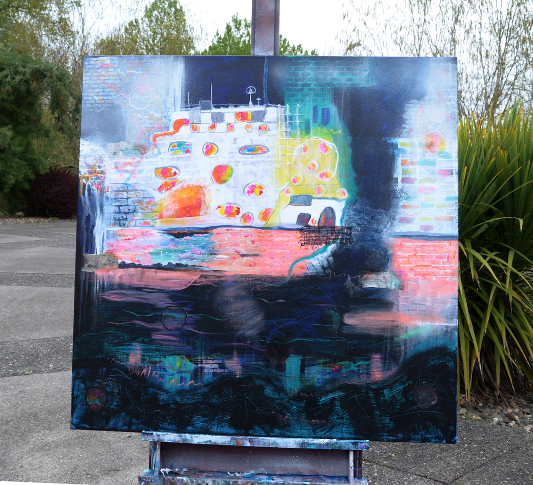 Urban Cruise by Linda McCord |  Context View of Artwork 