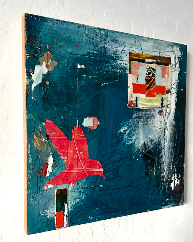 A Light in the Window 2 by Linda Shaffer |  Side View of Artwork 