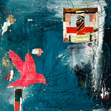 Original art for sale at UGallery.com | A Light in the Window 2 by Linda Shaffer | $325 | mixed media artwork | 12' h x 12' w | thumbnail 1