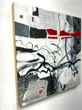 Original art for sale at UGallery.com | Climbing by Linda Shaffer | $325 | mixed media artwork | 12' h x 12' w | thumbnail 2