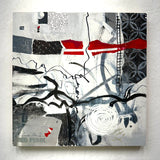 Original art for sale at UGallery.com | Climbing by Linda Shaffer | $325 | mixed media artwork | 12' h x 12' w | thumbnail 3
