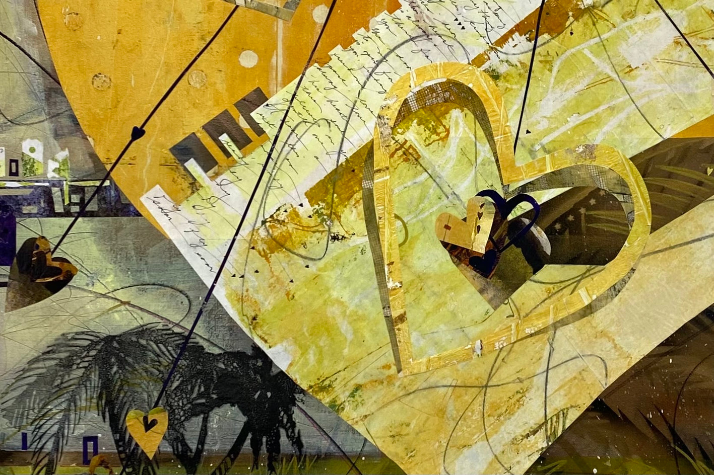 Door in Our Hearts by Linda Shaffer |  Closeup View of Artwork 