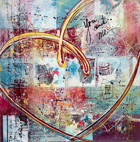 mixed media artwork by Linda Shaffer titled Every Day
