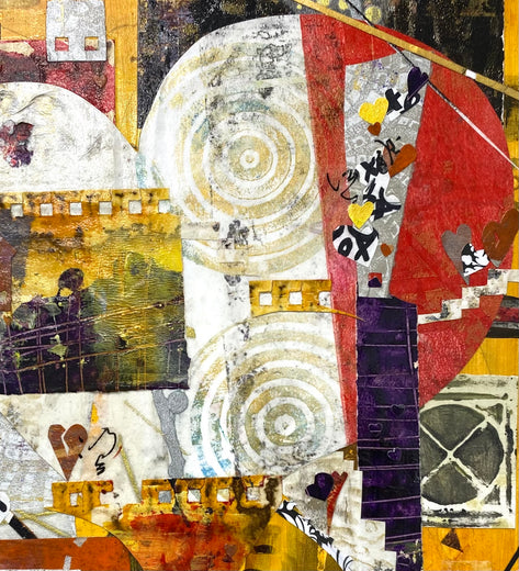 Evolve by Linda Shaffer |   Closeup View of Artwork 