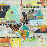 Original art for sale at UGallery.com | Flowers by Linda Shaffer | $1,500 | mixed media artwork | 36' h x 36' w | thumbnail 1