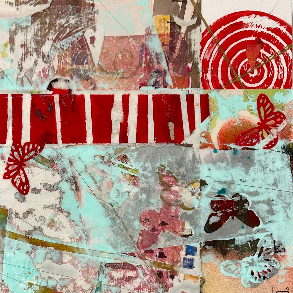 Forever Spring by Linda Shaffer |  Closeup View of Artwork 