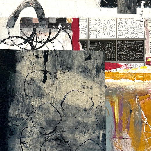 Go Fish 2 by Linda Shaffer |   Closeup View of Artwork 