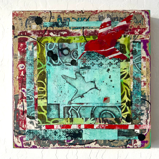 Little Flyers by Linda Shaffer |  Context View of Artwork 