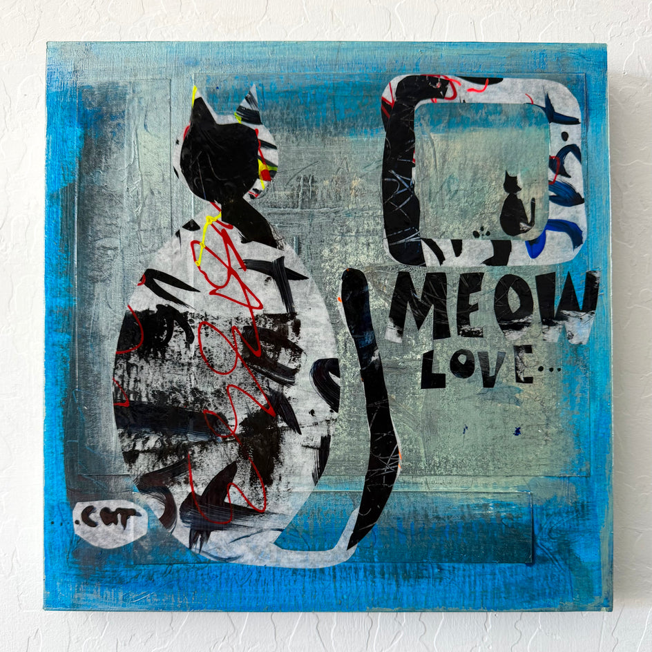 MEOW Love by Linda Shaffer |  Context View of Artwork 