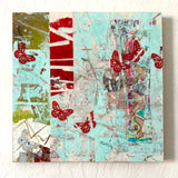 Original art for sale at UGallery.com | Spring's Promise by Linda Shaffer | $325 | mixed media artwork | 12' h x 12' w | thumbnail 3