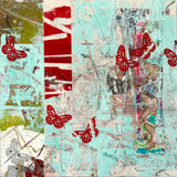 Original art for sale at UGallery.com | Spring's Promise by Linda Shaffer | $325 | mixed media artwork | 12' h x 12' w | thumbnail 1