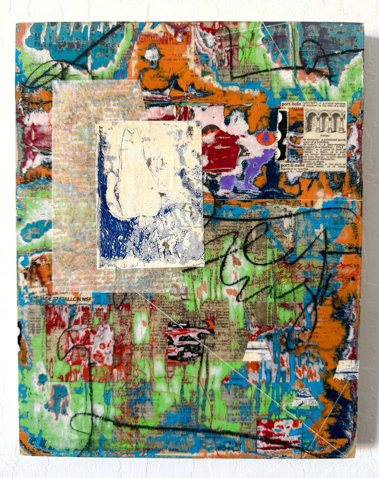 The Cat in the Garden by Linda Shaffer |  Context View of Artwork 