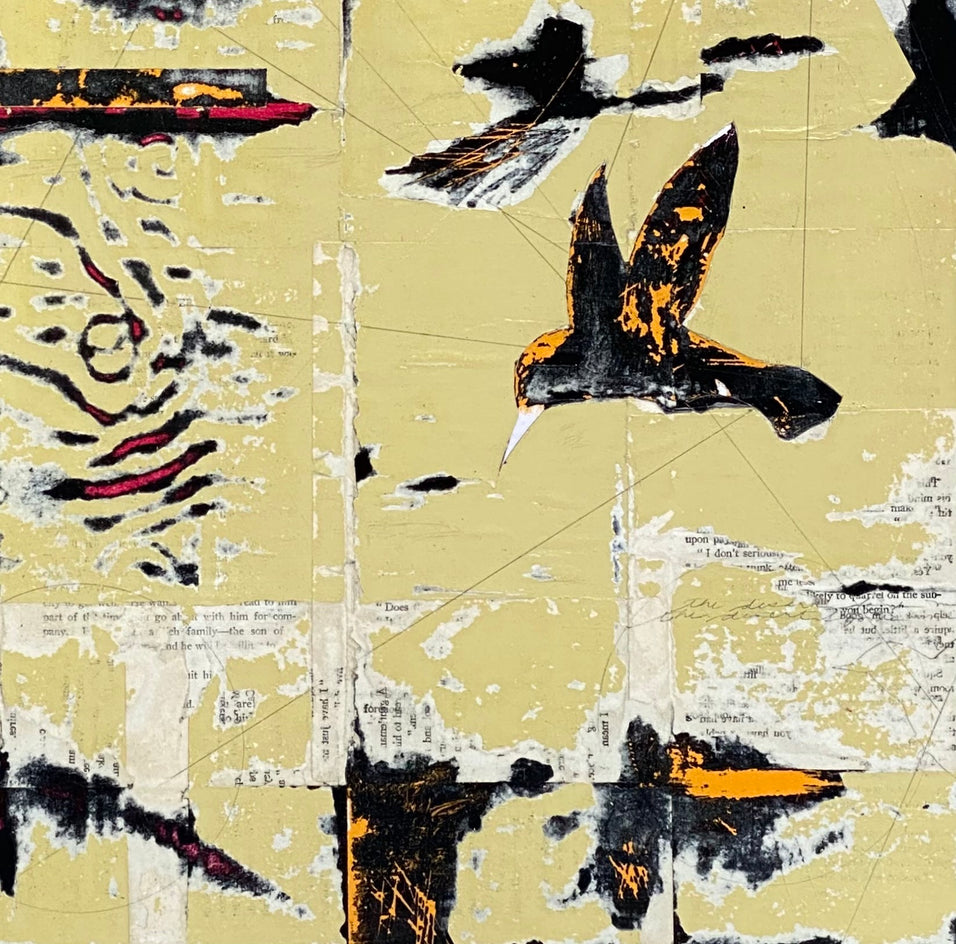 The Desert Found Me by Linda Shaffer |  Closeup View of Artwork 