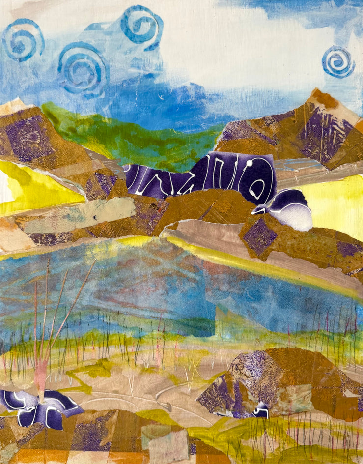 Walking at Wetlands by Linda Shaffer |  Artwork Main Image 
