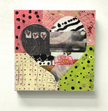 Original art for sale at UGallery.com | You Are My Heart by Linda Shaffer | $325 | mixed media artwork | 12' h x 12' w | thumbnail 3