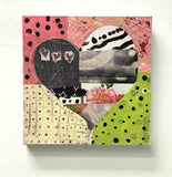 Original art for sale at UGallery.com | You Are My Heart by Linda Shaffer | $325 | mixed media artwork | 12' h x 12' w | thumbnail 3