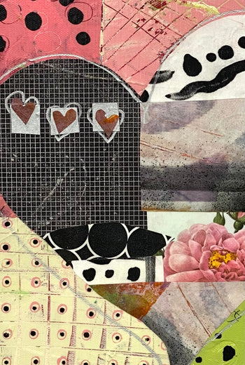 You Are My Heart by Linda Shaffer |   Closeup View of Artwork 