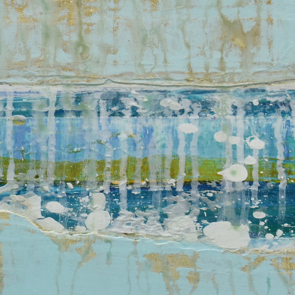 Blue Dream by Lisa Carney |  Closeup View of Artwork 