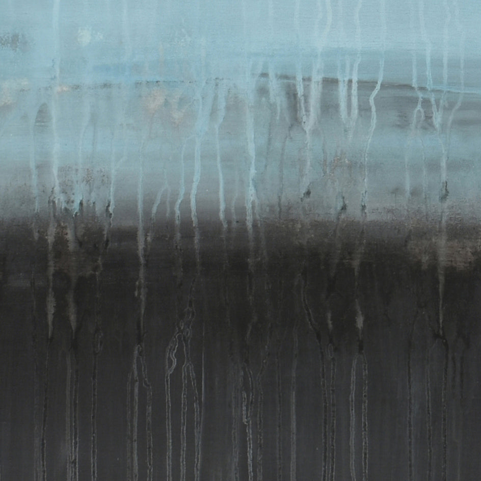 Blue Fog by Lisa Carney |  Closeup View of Artwork 