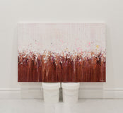 Original art for sale at UGallery.com | Blushing Berry by Lisa Carney | $1,450 | acrylic painting | 24' h x 36' w | thumbnail 3