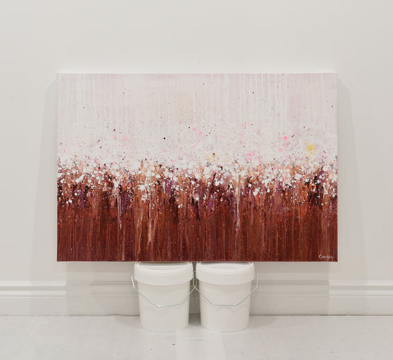 Blushing Berry by Lisa Carney |  Context View of Artwork 
