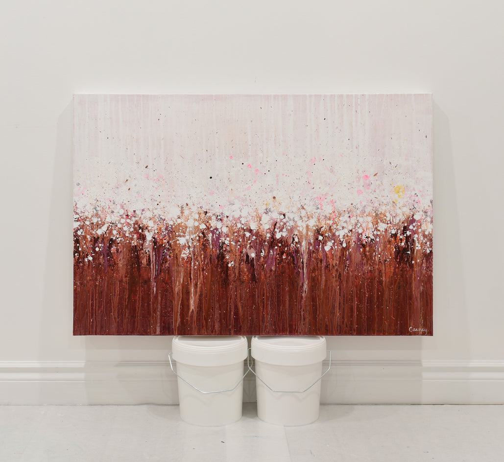Blushing Berry by Lisa Carney |  Context View of Artwork 