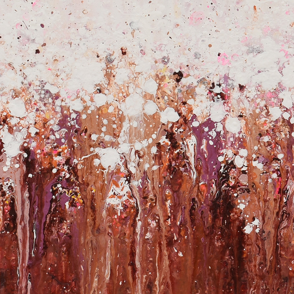 Blushing Berry by Lisa Carney |  Closeup View of Artwork 