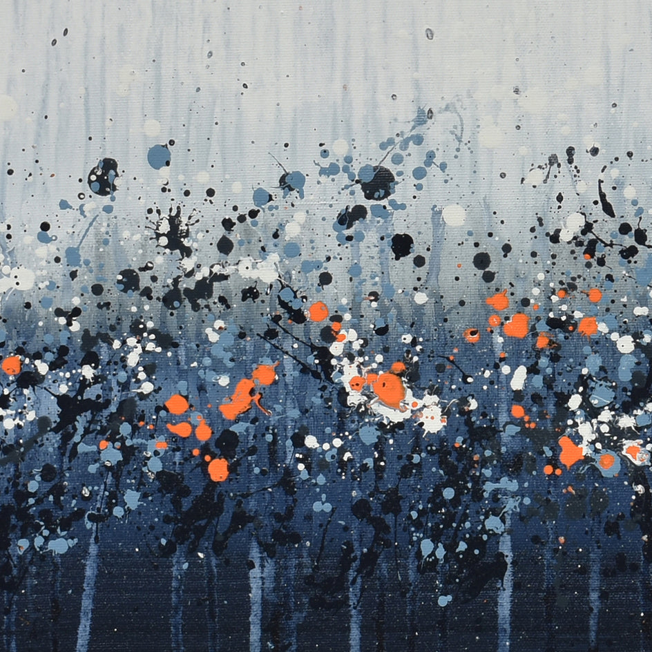 Coastal Fog by Lisa Carney |  Closeup View of Artwork 