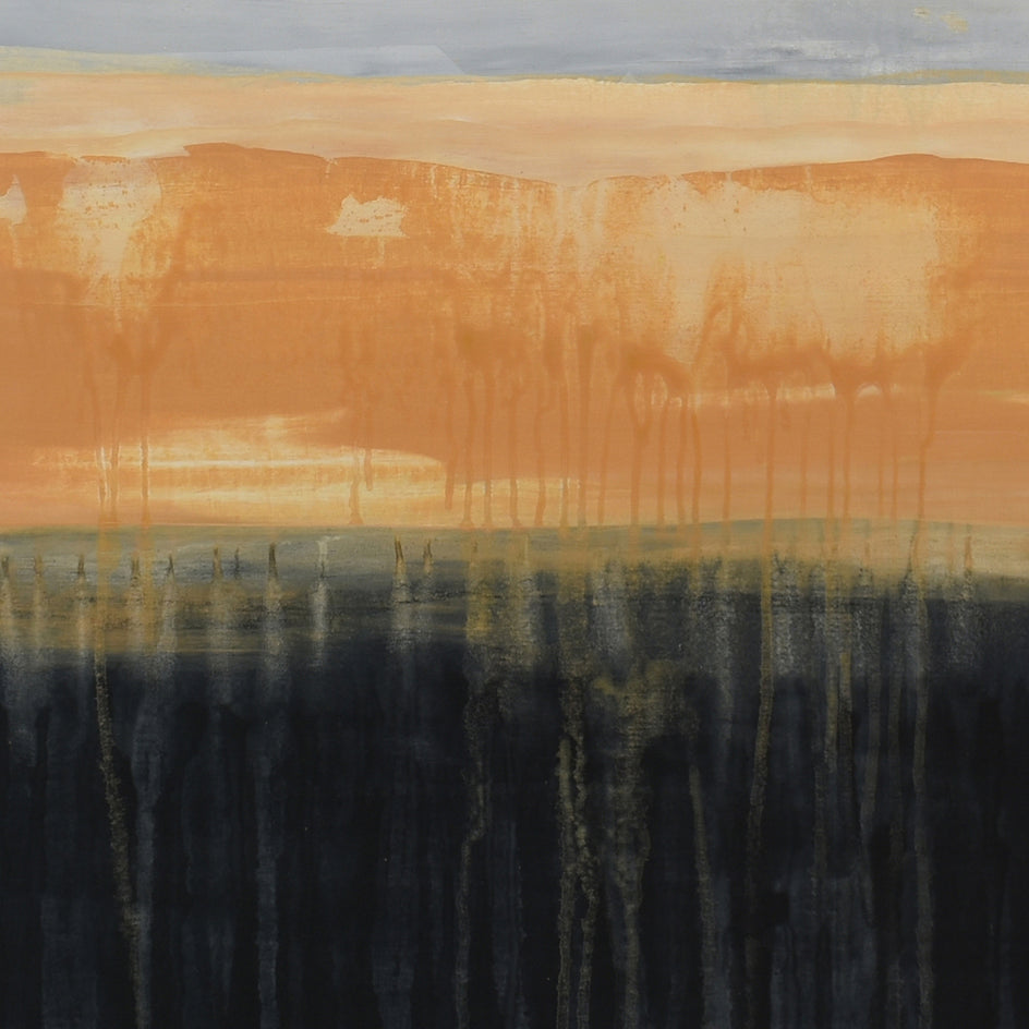 Evening Glow by Lisa Carney |  Closeup View of Artwork 