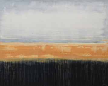 acrylic painting by Lisa Carney titled Evening Glow