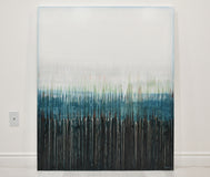 Original art for sale at UGallery.com | Morning Kiss by Lisa Carney | $2,650 | acrylic painting | 48' h x 40' w | thumbnail 3